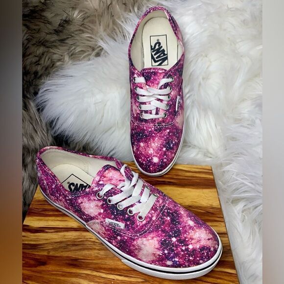 Women's Vans Authentic size 6.5 Cosmic Tie Dye Low Top Lace Up Canvas Shoes - Picture 2 of 9